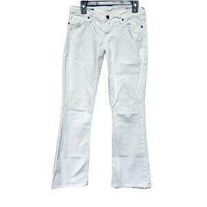 Citizens of Humanity Ingrid #002 White Low Waist Flare Stretch Size 30 Women's